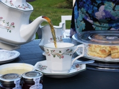 Enjoy a Devon cream tea on arrival ( after 5p.m.) at Forda Farm Bed and Breakfast near Holsworthy and Bude, EX22 7BS