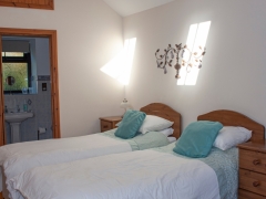 Tamar room at Forda Farm B&B as a twin, 4 Star Gold accommodation close to Holsworthy and Bude.