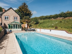 Outdoor heated pool