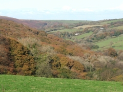View north towards Wales