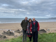 Meet your hosts Andrew,Jane & Peter