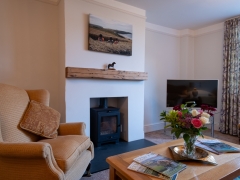 Lounge at Pickwell Barton Cottage, Woolacombe.