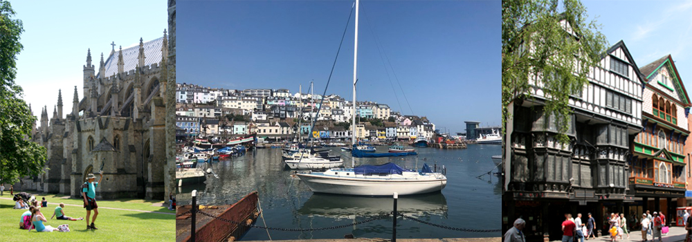 Photos of fishing towns, cities and villages in South Devon